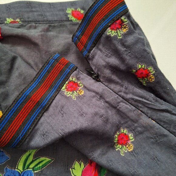 Free People Cotton Floral Boho Skirt - Picture 5 of 7